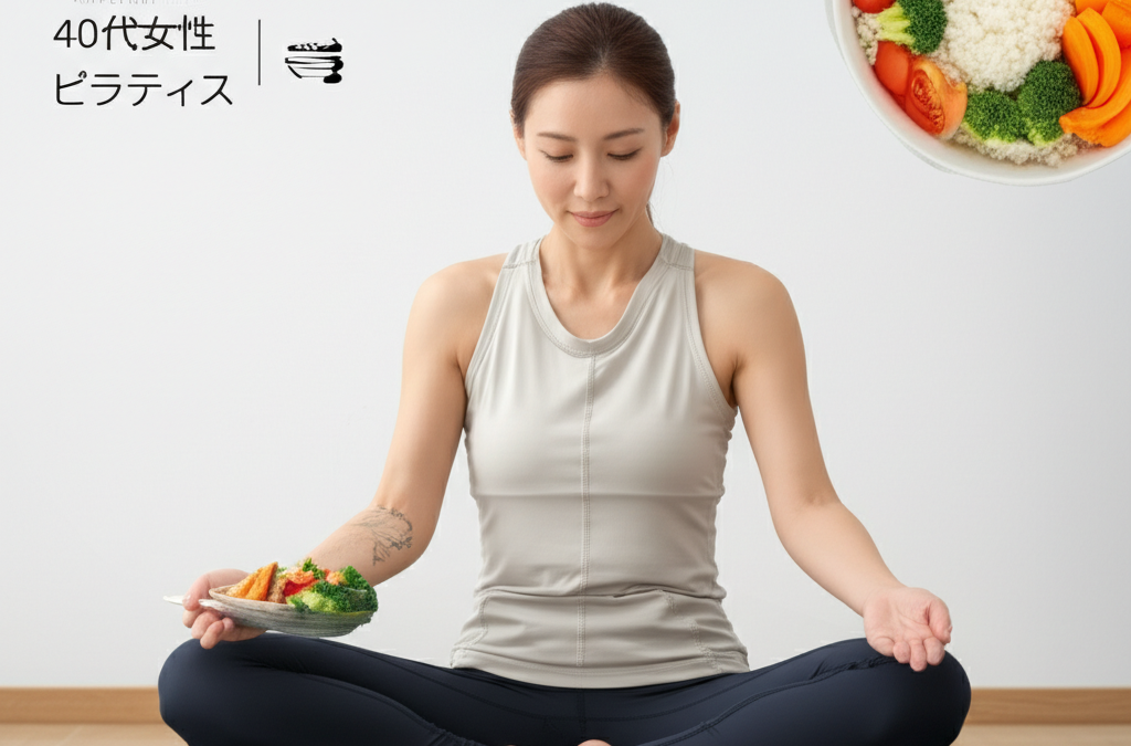 【40代主婦の体験談】ピラティスを始めて実感した「食事との最強コンビ」でお腹周りが3ヶ月で-5cm！忙しい毎日でも続けられる理想的な食事法