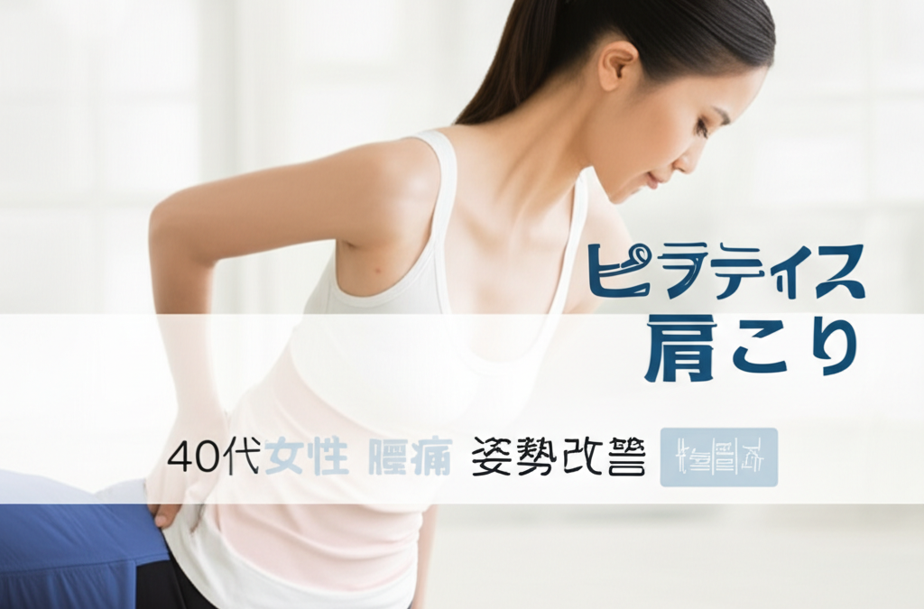 【驚愕の体験談】40代主婦が実証！「ピラティスで肩こり・腰痛・姿勢」が3ヶ月で劇的改善した運動音痴でもできる7つの秘訣